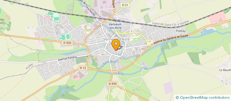 localisation de l'entreprise MONSIEUR NICOLAS ORILLARD  VERNEUIL D'AVRE ET D'ITON