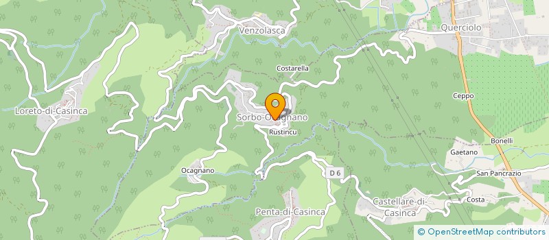 localisation de l'entreprise MONSIEUR NICOLAS ORSATELLI  SORBO-OCAGNANO