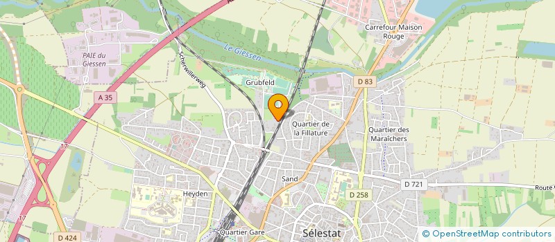 localisation de l'entreprise MONSIEUR NICOLAS OSSWALD  BINDERNHEIM