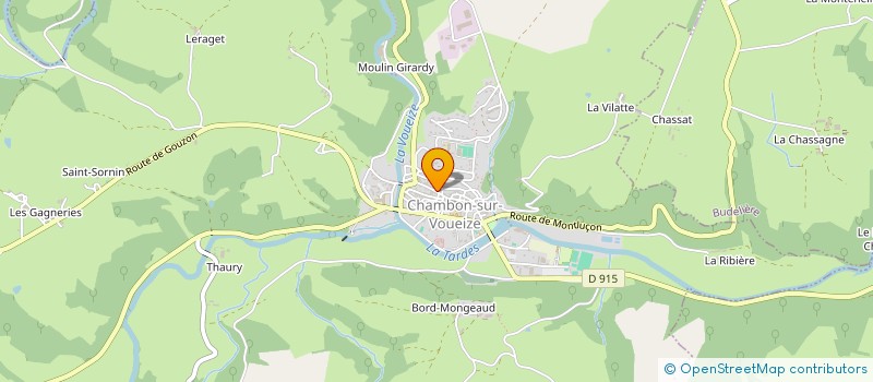 localisation de l'entreprise MONSIEUR NICOLAS OSTAPTCHOUK à CHAMBON-SUR-VOUEIZE