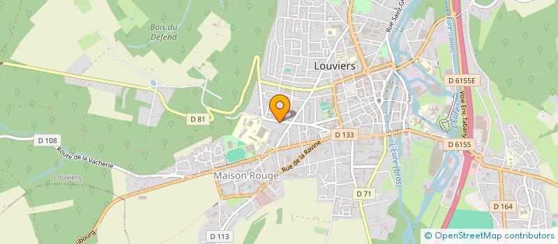 localisation de l'entreprise MONSIEUR NICOLAS OTTAVY  LOUVIERS