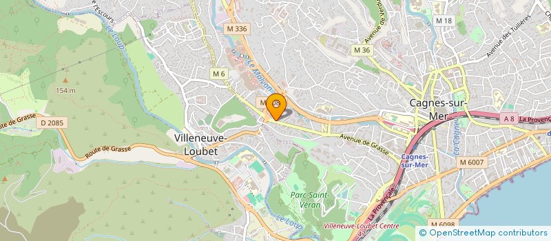 localisation de l'entreprise MONSIEUR NICOLAS OTTOVEGGIO  NICE