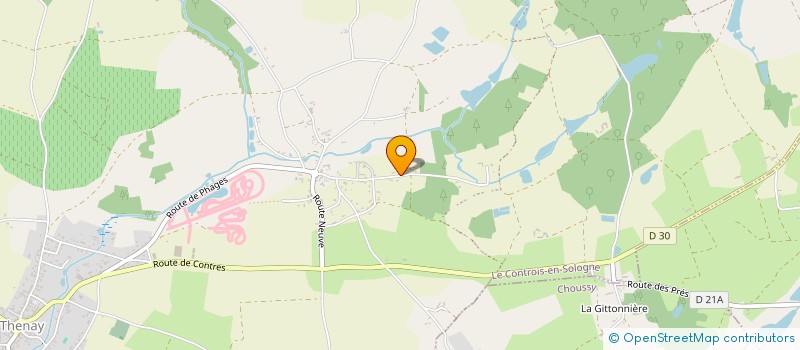 localisation de l'entreprise MONSIEUR NICOLAS OUISSE  LE CONTROIS-EN-SOLOGNE