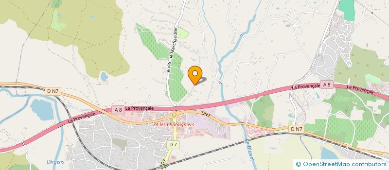 localisation de l'entreprise MONSIEUR NICOLAS OUSSELLY  ROQUEBRUNE-SUR-ARGENS