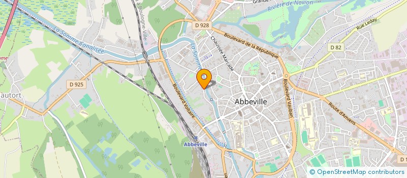localisation de l'entreprise MONSIEUR NICOLAS OUTREQUIN à ABBEVILLE