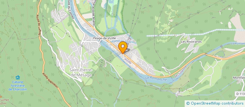 localisation de l'entreprise MONSIEUR NICOLAS OUVRARD  VIZILLE