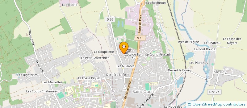 localisation de l'entreprise MONSIEUR NICOLAS OUVRARD  SAINT-OUEN