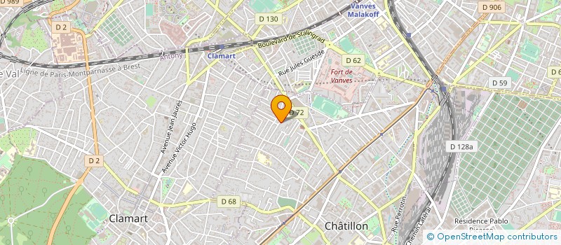 localisation de l'entreprise MONSIEUR NICOLAS PACIEL à CHATILLON