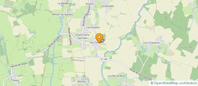 localisation de l'entreprise MONSIEUR NICOLAS PAGNIER  OUROUX-SUR-SAONE