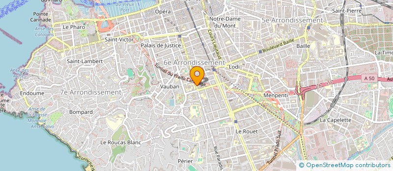 localisation de l'entreprise MONSIEUR NICOLAS PAHOR  MARSEILLE