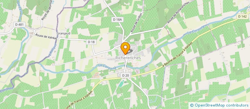 localisation de l'entreprise MONSIEUR NICOLAS PAILHES  RICHERENCHES