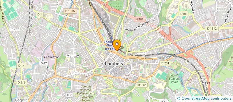 localisation de l'entreprise MONSIEUR NICOLAS PAILLARD  CHAMBERY