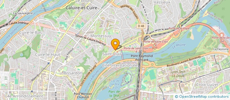 localisation de l'entreprise MONSIEUR NICOLAS PAIN  CALUIRE-ET-CUIRE