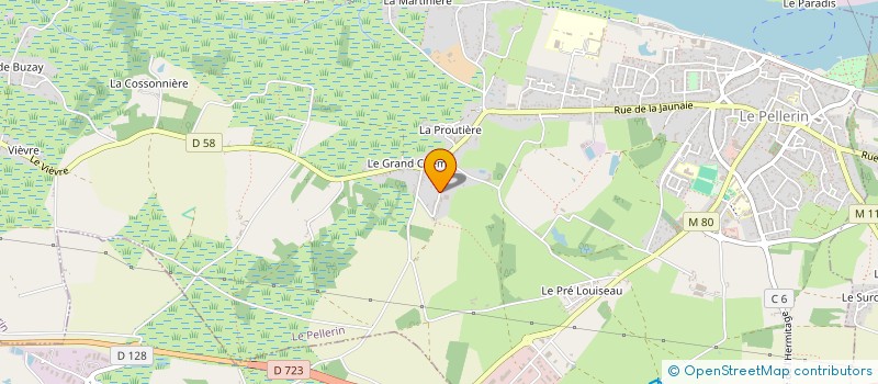 localisation de l'entreprise MONSIEUR NICOLAS PAIRRON  PELLERIN (LE)