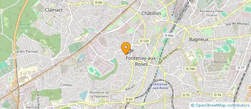 localisation de l'entreprise MONSIEUR NICOLAS PAIS DA SILVA PIRES à FONTENAY-AUX-ROSES