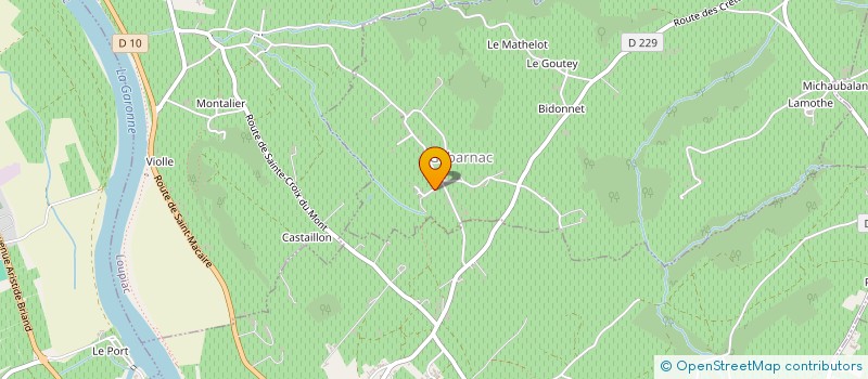 localisation de l'entreprise MONSIEUR NICOLAS PALCZEWSKI  GABARNAC