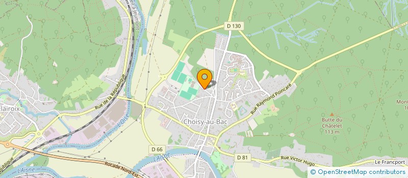 localisation de l'entreprise MONSIEUR NICOLAS PALFRAY  CHOISY-AU-BAC