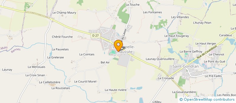 localisation de l'entreprise MONSIEUR NICOLAS PALLARES  LA CHAPELLE-CHAUSSEE