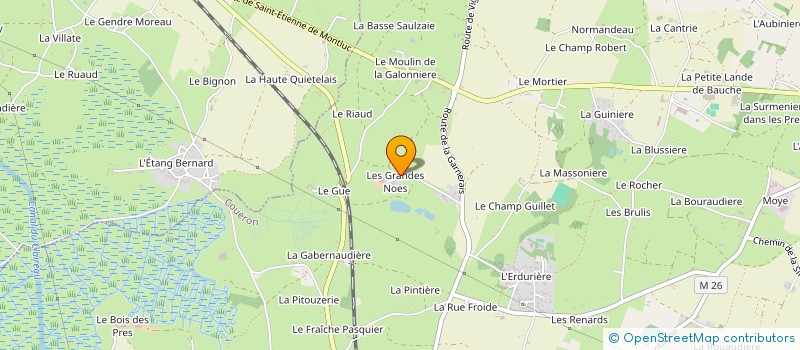 localisation de l'entreprise MONSIEUR NICOLAS PALLUAULT à COUERON