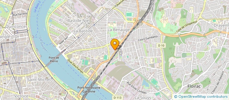 localisation de l'entreprise MONSIEUR NICOLAS PALLUEL  BORDEAUX