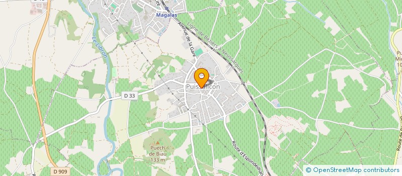 localisation de l'entreprise MONSIEUR NICOLAS PALOMARES  PUISSALICON