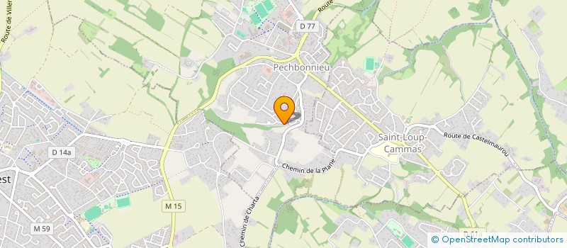 localisation de l'entreprise MONSIEUR NICOLAS PAMIES  PECHBONNIEU