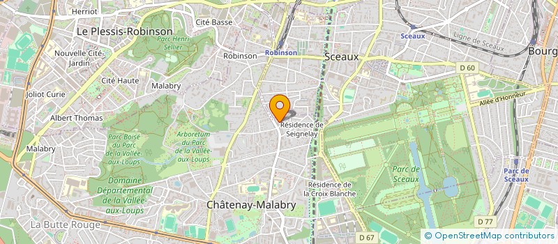 localisation de l'entreprise MONSIEUR NICOLAS PANCHOUT  CHATENAY-MALABRY