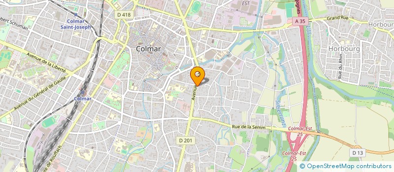 localisation de l'entreprise MONSIEUR NICOLAS PANIGOT  COLMAR