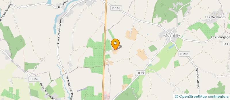 localisation de l'entreprise MONSIEUR NICOLAS PANNETIER  QUANTILLY