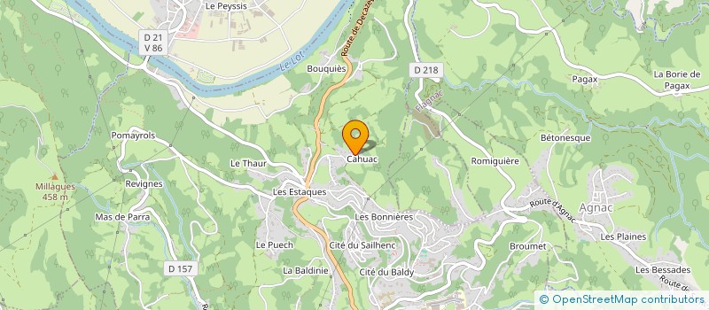 localisation de l'entreprise MONSIEUR NICOLAS PANNIER  DECAZEVILLE