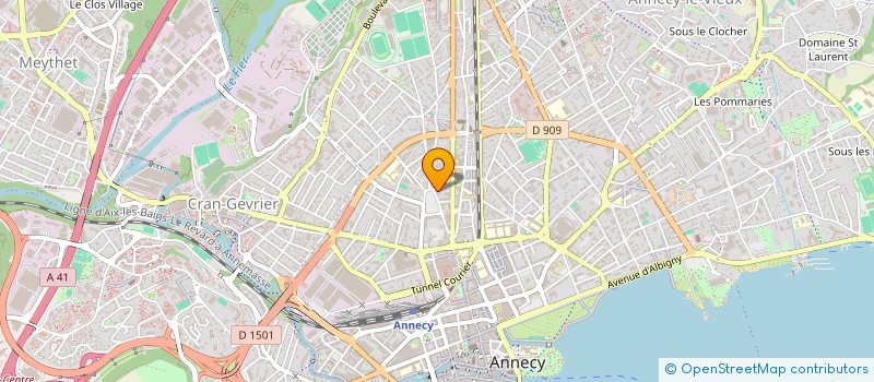 localisation de l'entreprise MONSIEUR NICOLAS PANSIERI  ANNECY