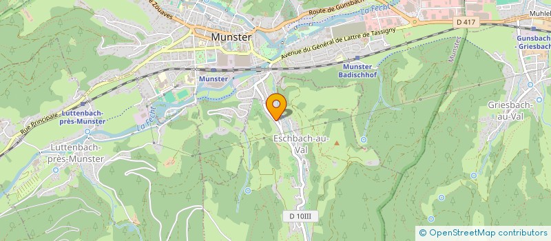 localisation de l'entreprise MONSIEUR NICOLAS PANZER  ESCHBACH-AU-VAL