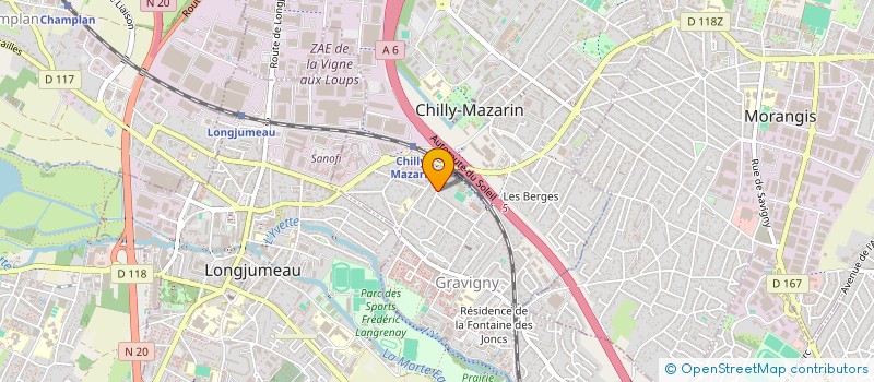 localisation de l'entreprise MONSIEUR NICOLAS PAPARISTOTELIS  CHILLY-MAZARIN