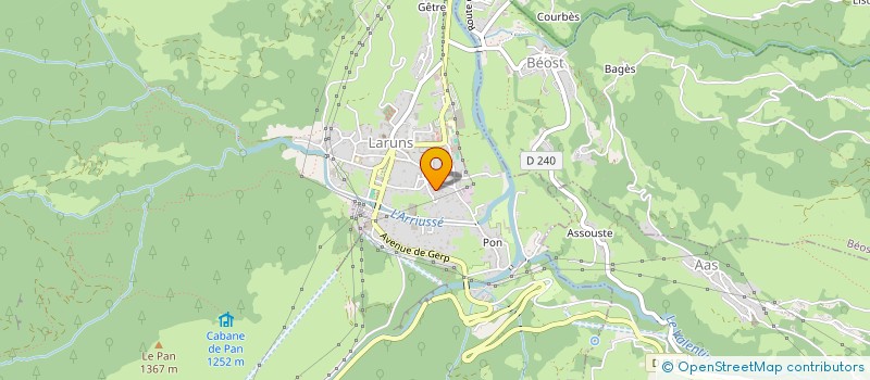 localisation de l'entreprise MONSIEUR NICOLAS PAPIN  EAUX-BONNES