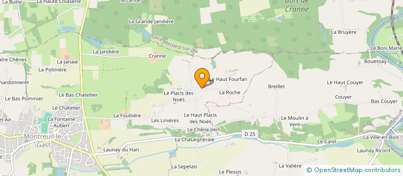 localisation de l'entreprise MONSIEUR NICOLAS PAPOIN à MONTREUIL-LE-GAST