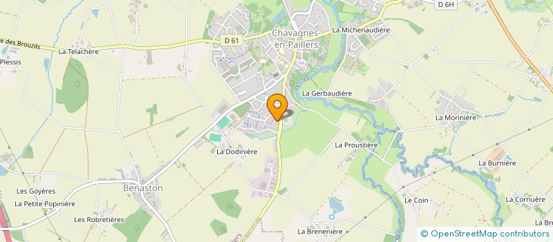 localisation de l'entreprise MONSIEUR NICOLAS PARADIS  CHAVAGNES-EN-PAILLERS