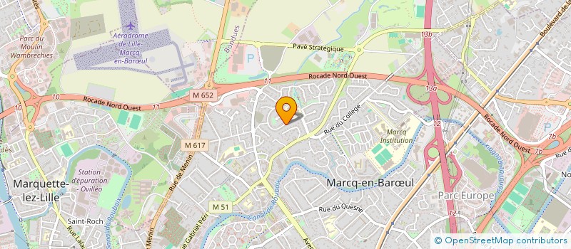 localisation de l'entreprise MONSIEUR NICOLAS PARENT  MARCQ-EN-BARUL