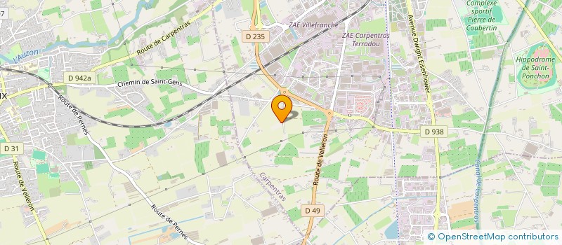 localisation de l'entreprise MONSIEUR NICOLAS PARENT  CARPENTRAS