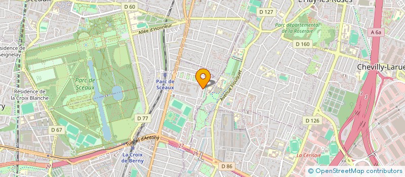 localisation de l'entreprise MONSIEUR NICOLAS PARIS  ANTONY