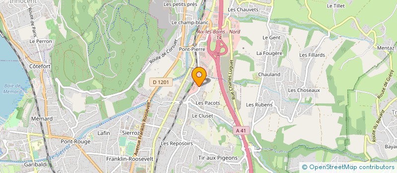 localisation de l'entreprise MONSIEUR NICOLAS PARISOT à TRESSERVE