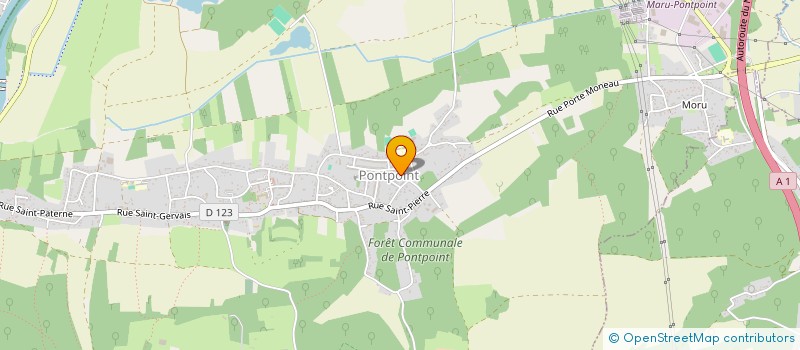 localisation de l'entreprise MONSIEUR NICOLAS PARISOT  PONTPOINT