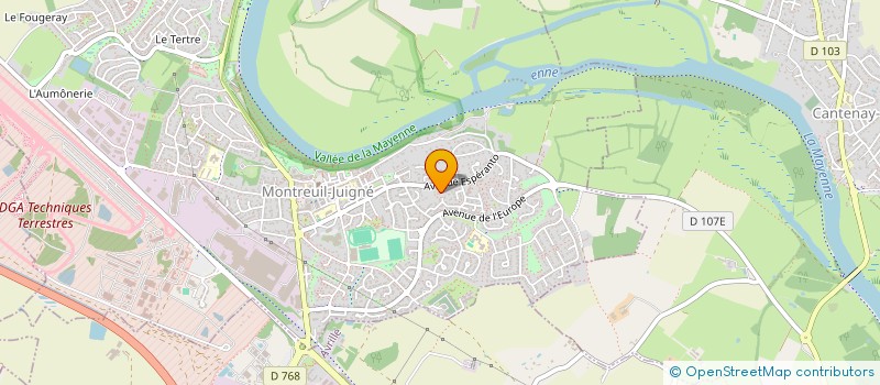 localisation de l'entreprise MONSIEUR NICOLAS PARISOT  MONTREUIL-JUIGNE