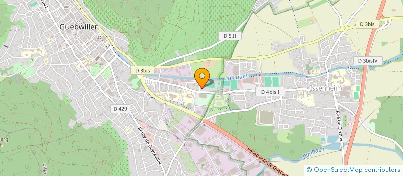 localisation de l'entreprise MONSIEUR NICOLAS PARMENTIER  GUEBWILLER