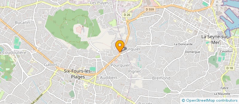 localisation de l'entreprise MONSIEUR NICOLAS PAROLA à SIX-FOURS-LES-PLAGES