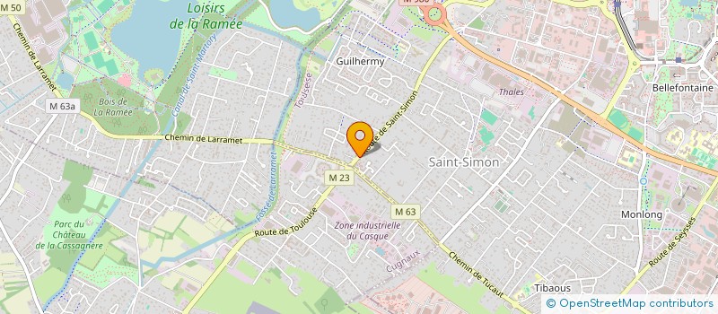 localisation de l'entreprise MONSIEUR NICOLAS PAROLIN  TOULOUSE