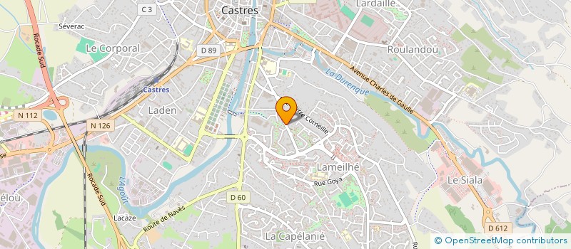 localisation de l'entreprise MONSIEUR NICOLAS PARRAUD  CASTRES