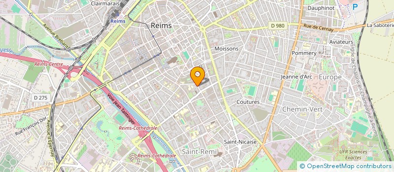 localisation de l'entreprise MONSIEUR NICOLAS PASCO  REIMS