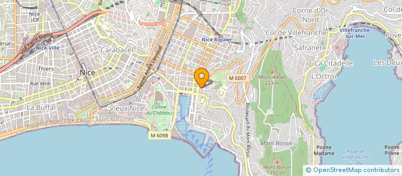localisation de l'entreprise MONSIEUR NICOLAS PASQUETTI à NICE