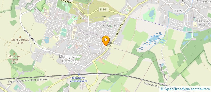 localisation de l'entreprise MONSIEUR NICOLAS PASQUIER  MONTIGNY-EN-OSTREVENT