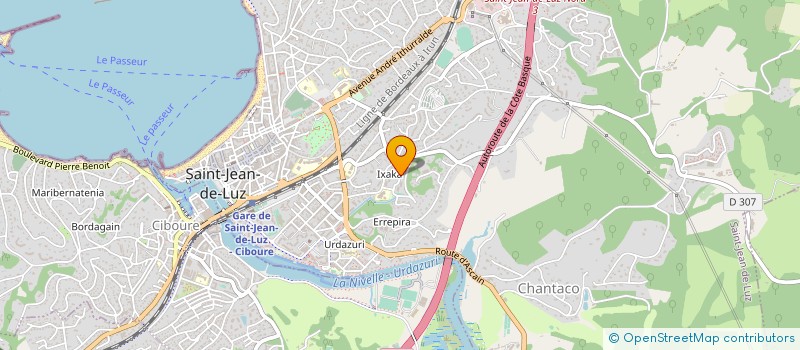 localisation de l'entreprise MONSIEUR NICOLAS PASSICOT  SAINT-JEAN-DE-LUZ